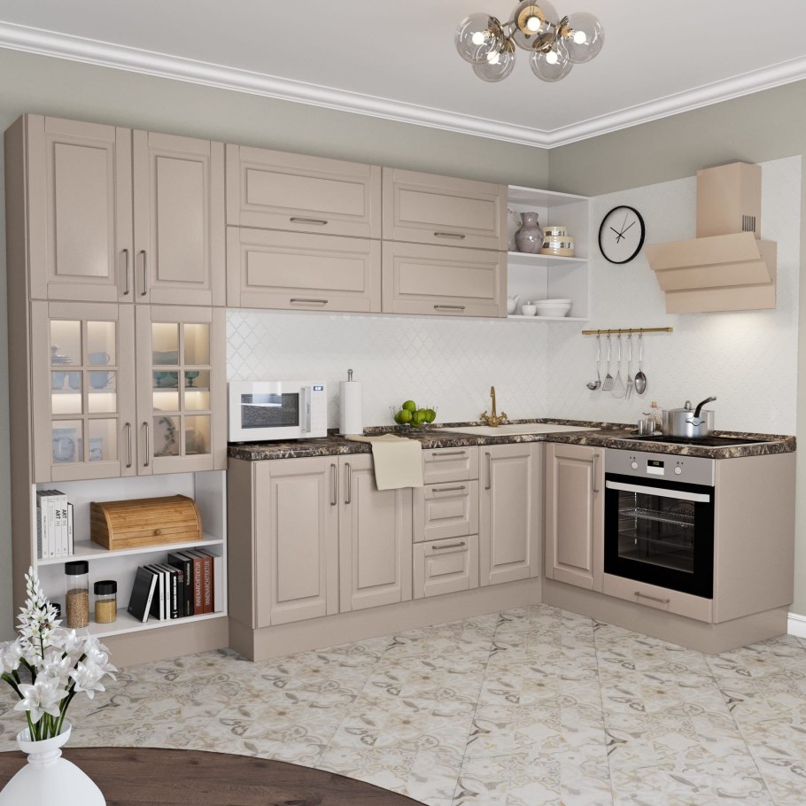 Кухня Мария Николь серый ясень