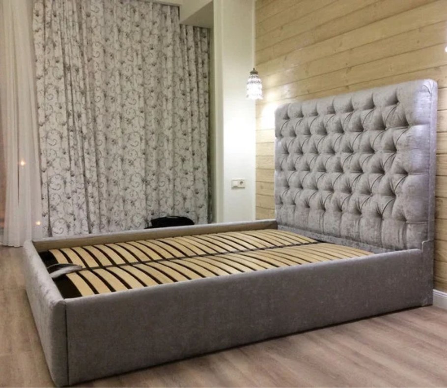 Кровать 160х200 каретная стяжка