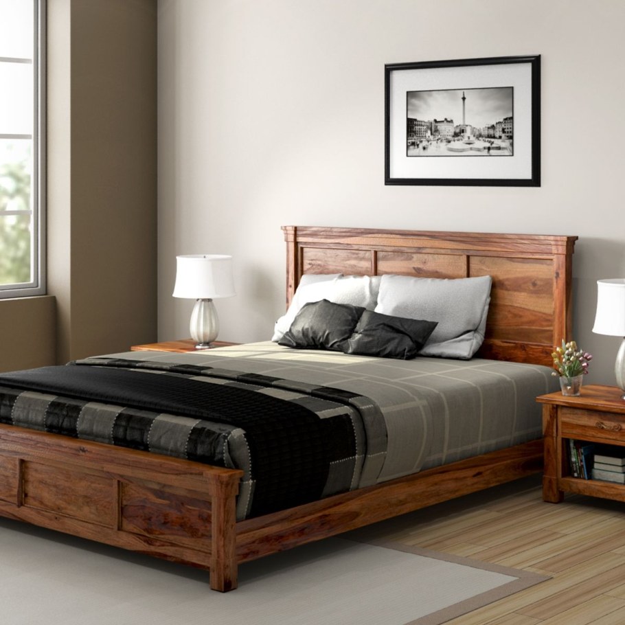Кровать подростковая «Wooden Bed-2»