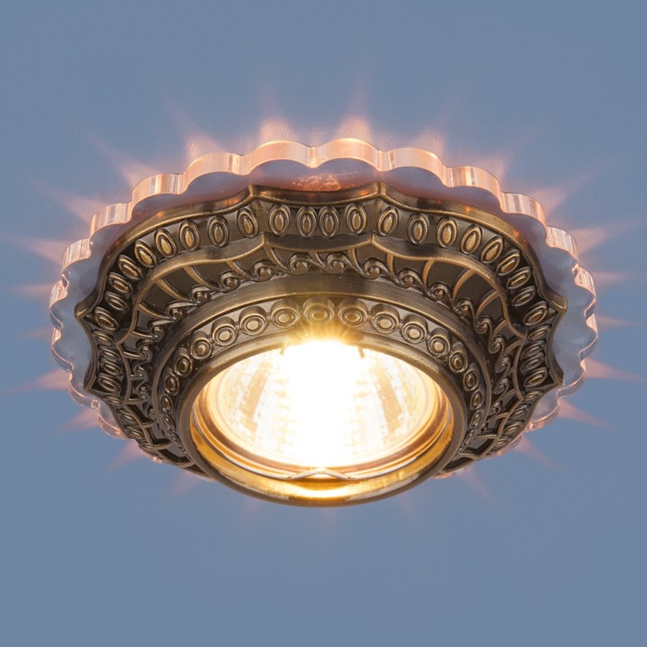 Встраиваемый светильник 4102 mr16 SB бронза Elektrostandard