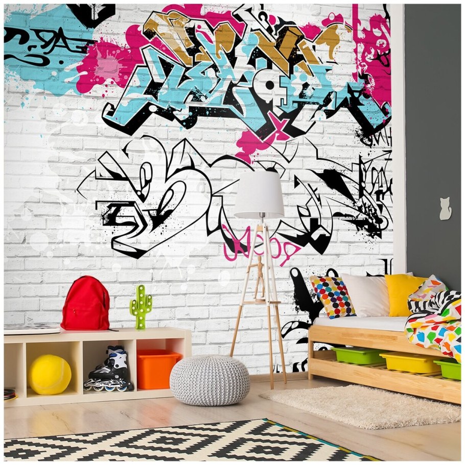 Обои в стиле граффити