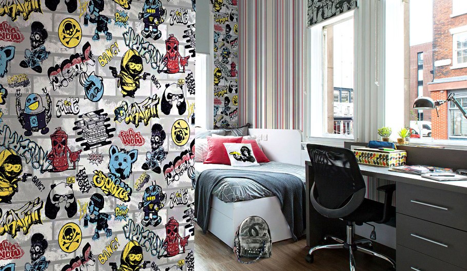 Яркие фотообои на стену