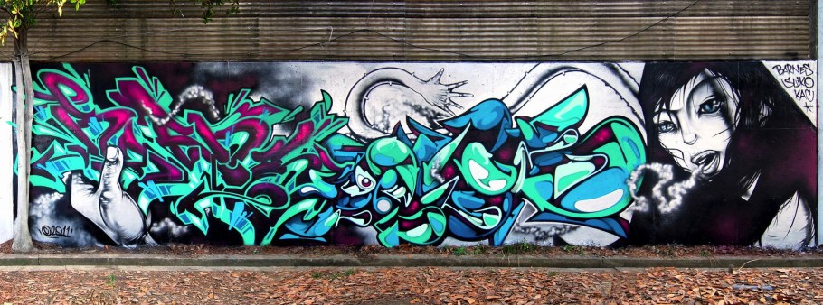 Роспись стен в баре