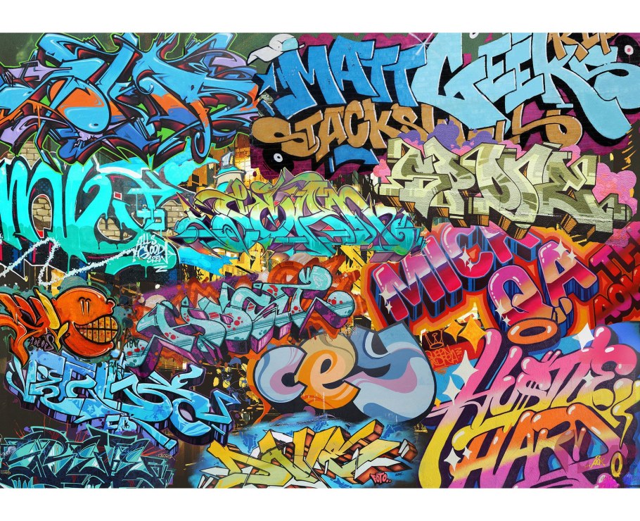 Граффити на каменной стене