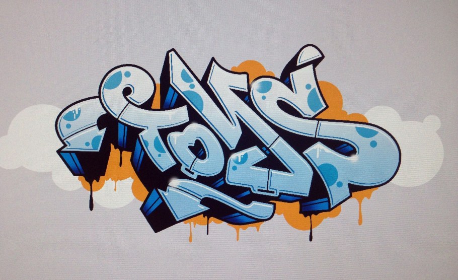 Яркие граффити