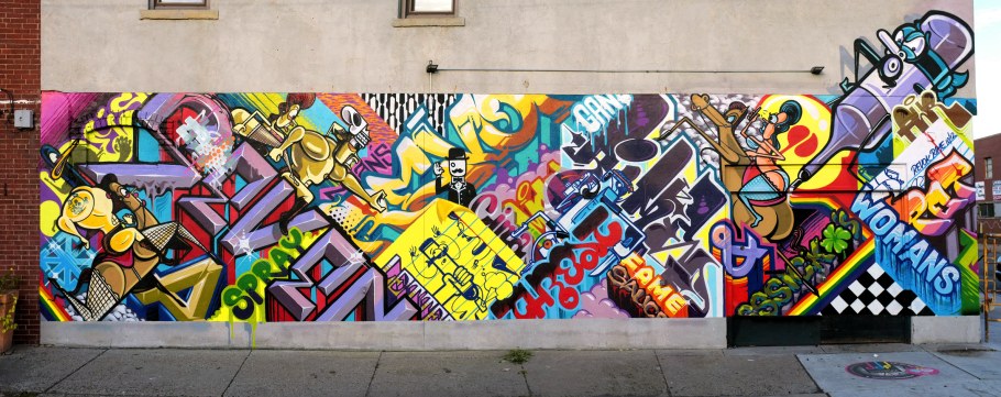 Обои в стиле граффити