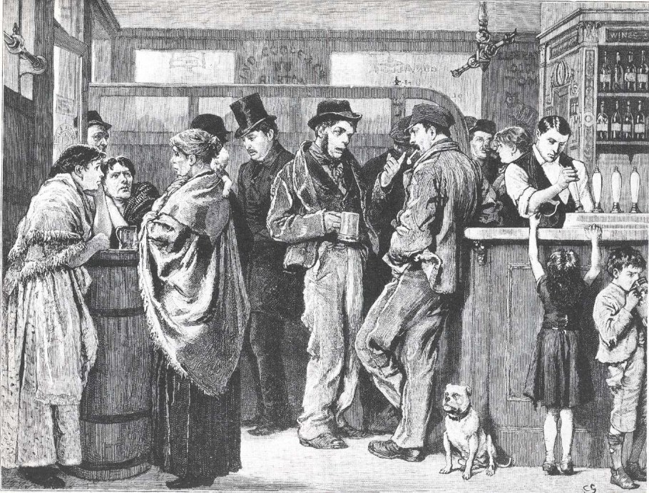 Паб Англия 19 век экстерьер