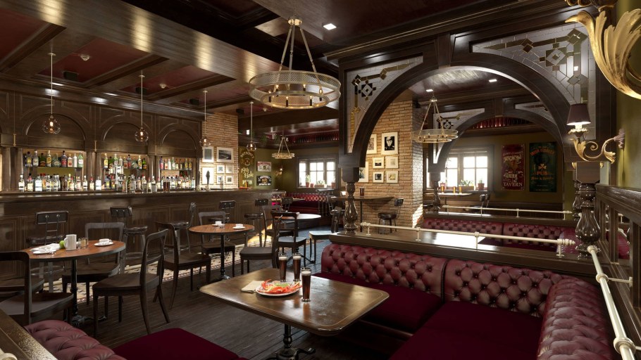 Интерьер пабов в Ирландии