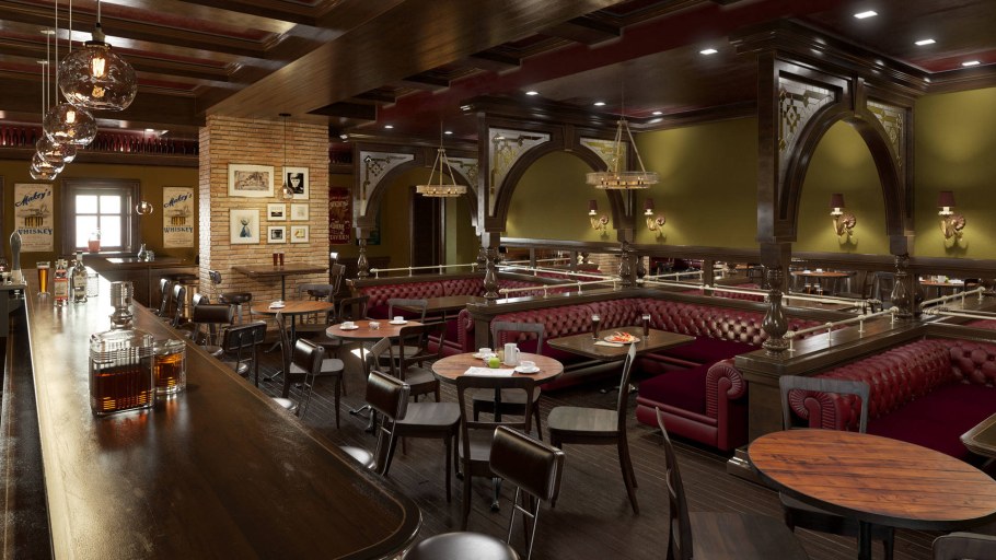 Интерьер паб Дрезден
