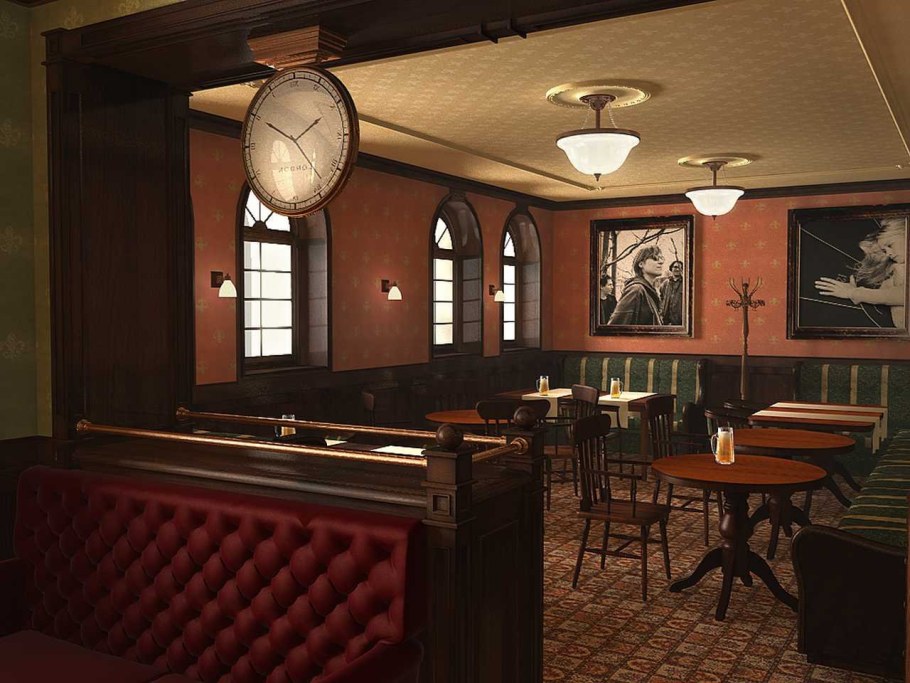 Британские пабы интерьер