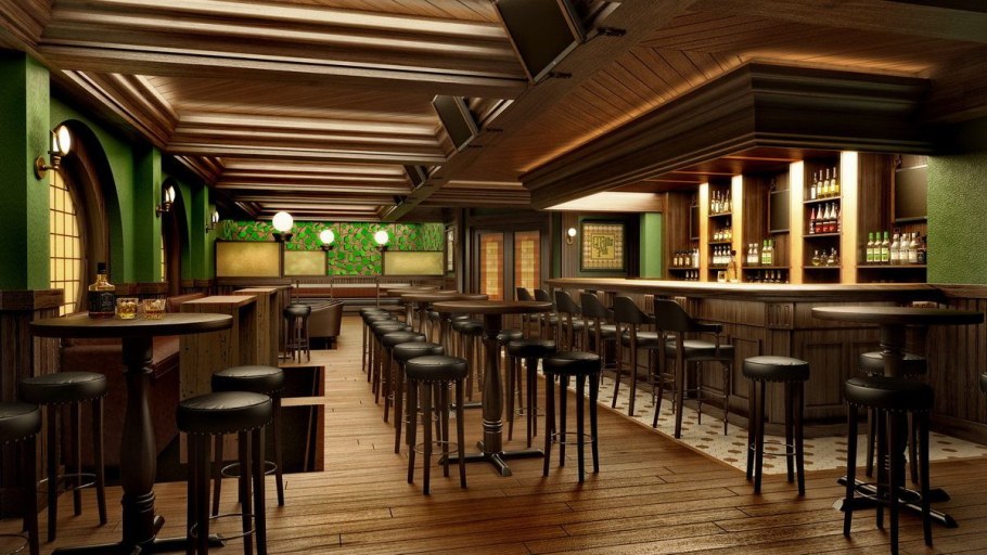 Ирландский паб интерьер
