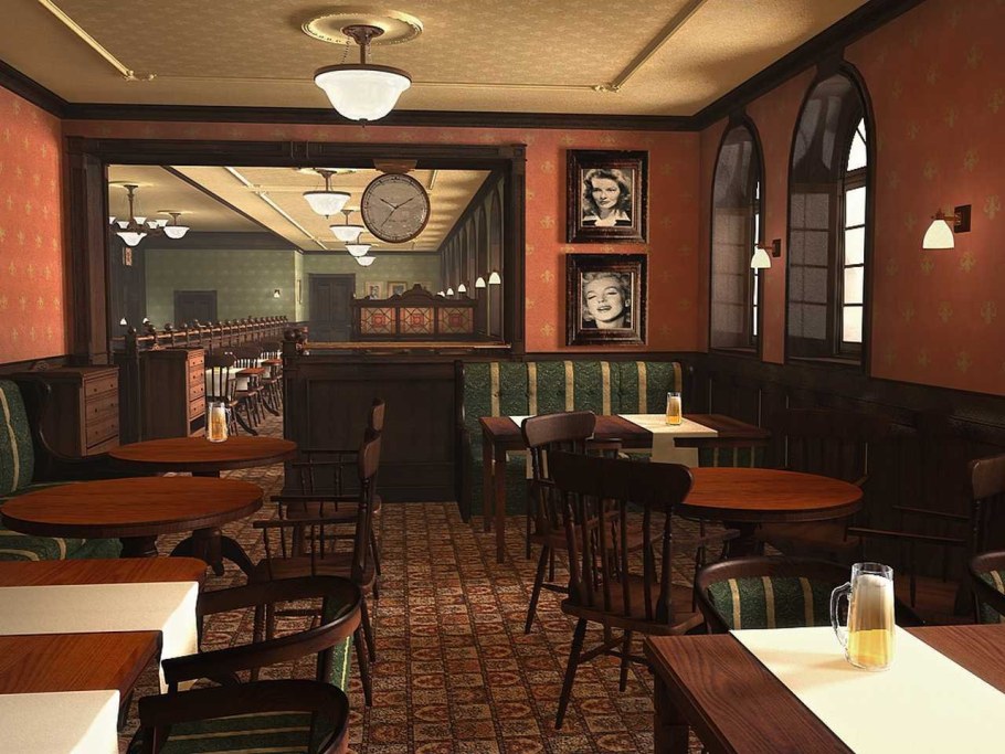 Ирландский паб интерьер