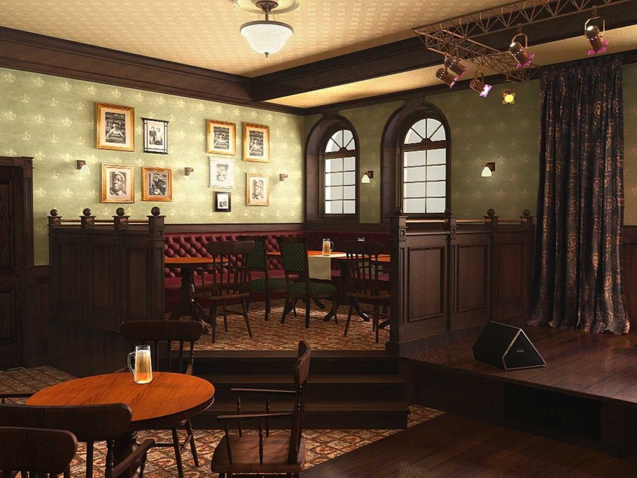 Английский паб интерьер