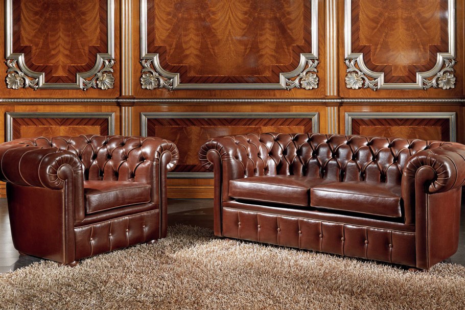 Asnaghi диван Chesterfield Италия