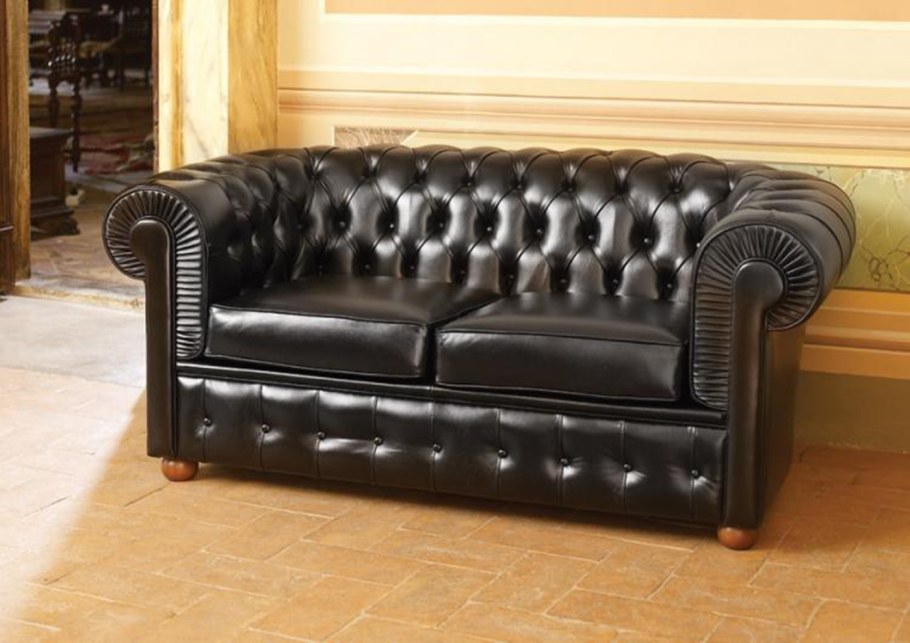 Диван Честер кожаный