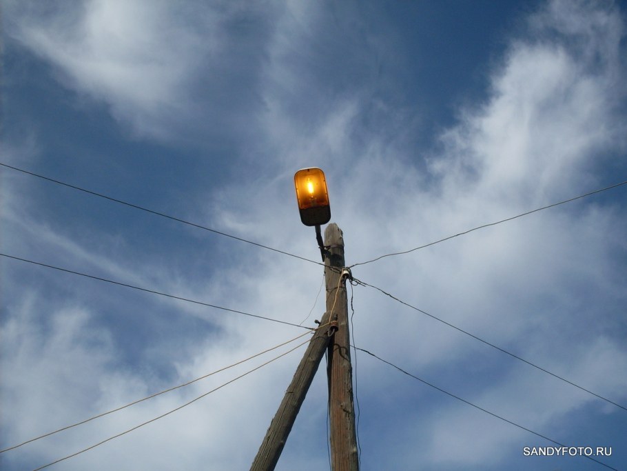 Уличное освещение на Столбах