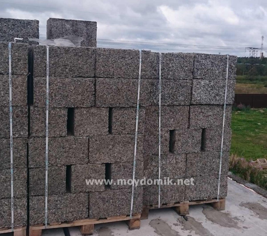 Арболит блок дом