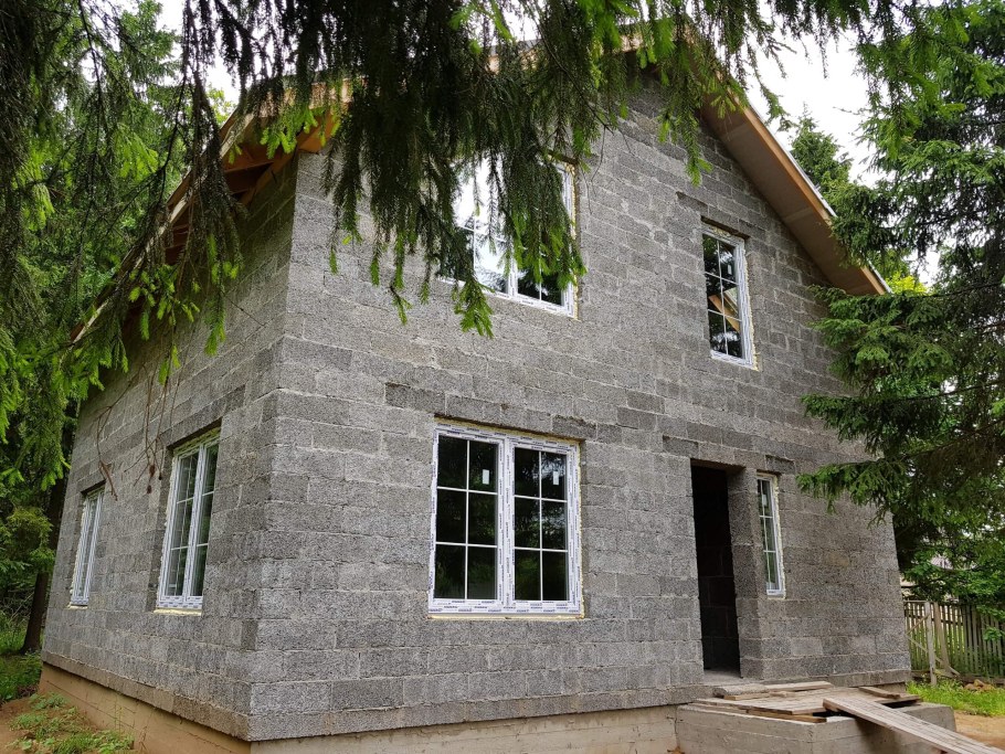 Арболитовые блоки дом