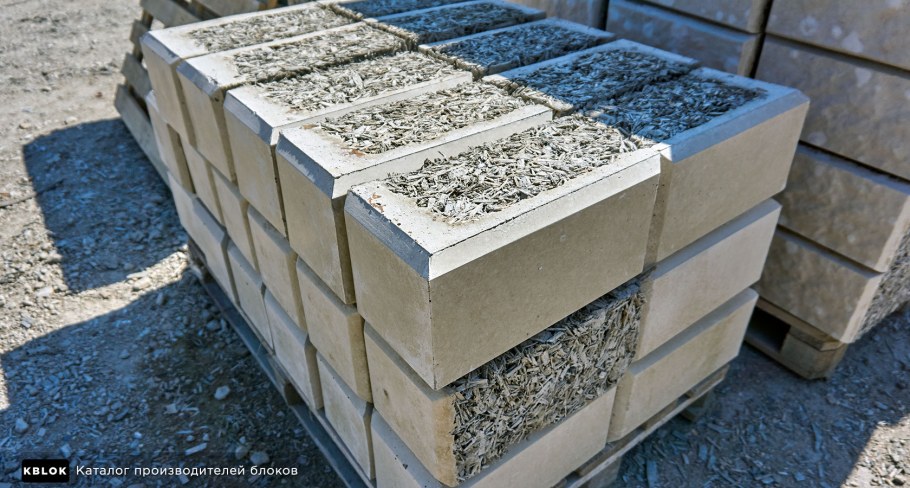 Экоблок керамзитобетонные блоки с облицовкой