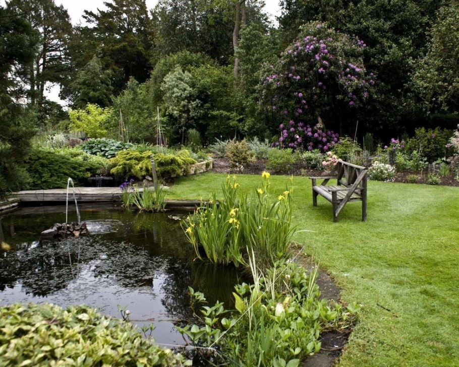 Английский дворик калитка в Англии