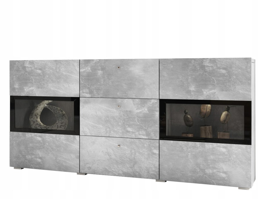 Комод тумба baros 26 Helvetia ящики бетон