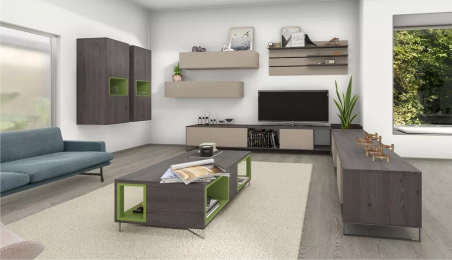 Мебель спальня дуб серый крафт