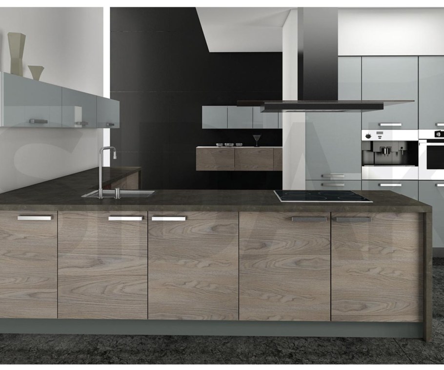 Прихожая Дакота серый крафт