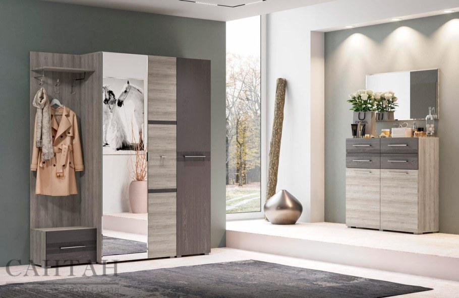 Мебель из дуба серый цвет