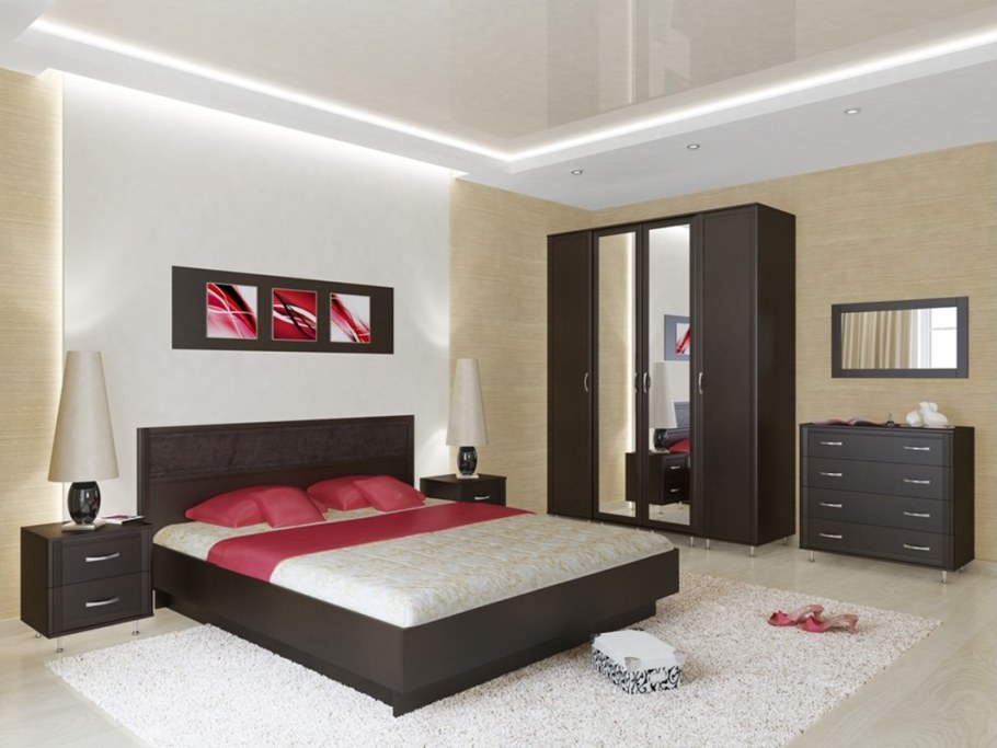 Спальня Хай тек