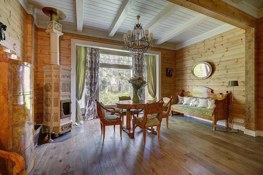 Дом Honka в стиле русской усадьбы XIX века