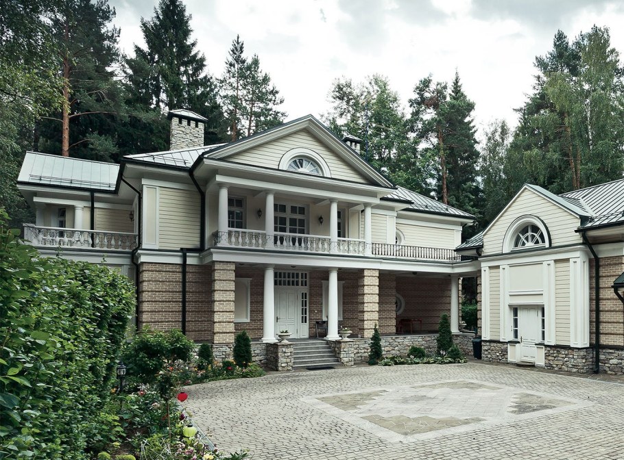 Дом Honka в стиле русской усадьбы XIX века