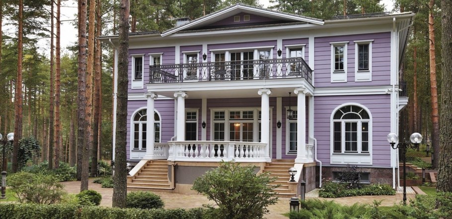 Дом Honka в стиле русской усадьбы XIX века