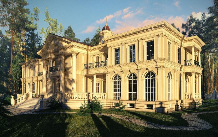 Усадьба, поместье, особняк в стиле классицизм
