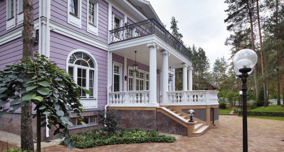 Дом Honka в стиле русской усадьбы XIX века