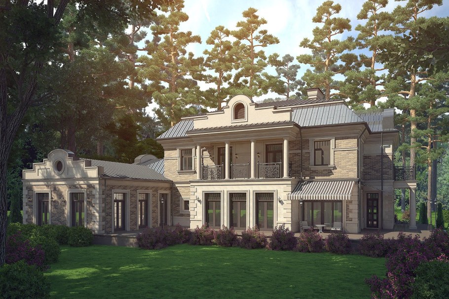 Проект в классическом стиле "русская усадьба 19в."