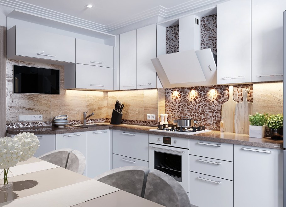 Белые кухни 2020