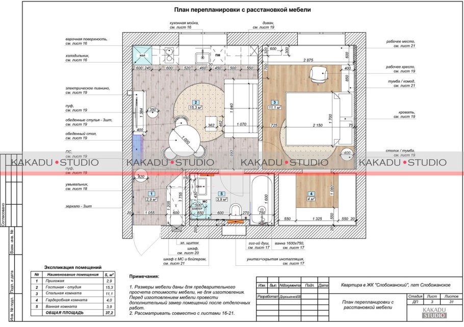 Описание планировки квартиры пример