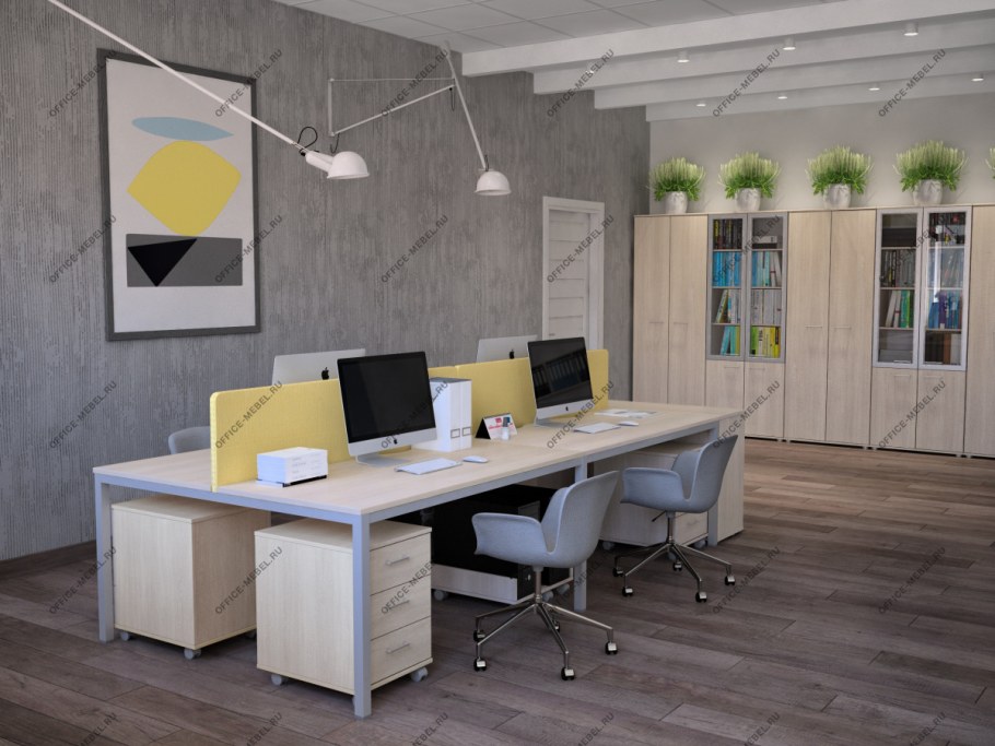 Дуб Сантана светлый офисная мебель