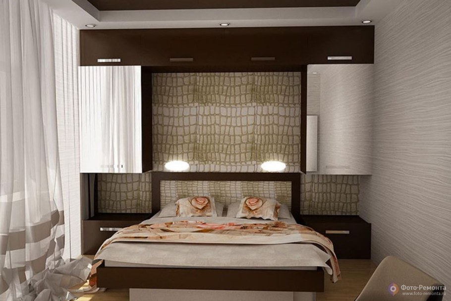 Варианты малогабаритных спален