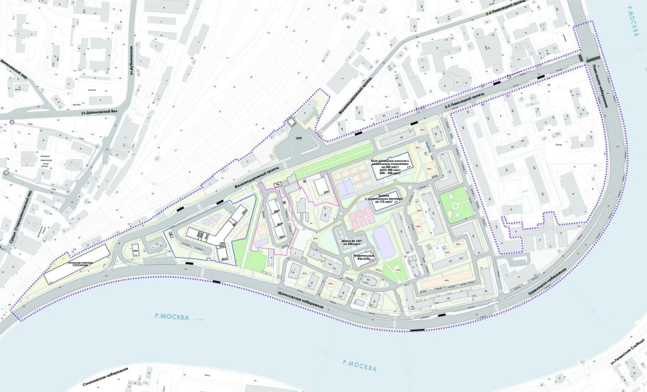 Даниловская набережная план застройки
