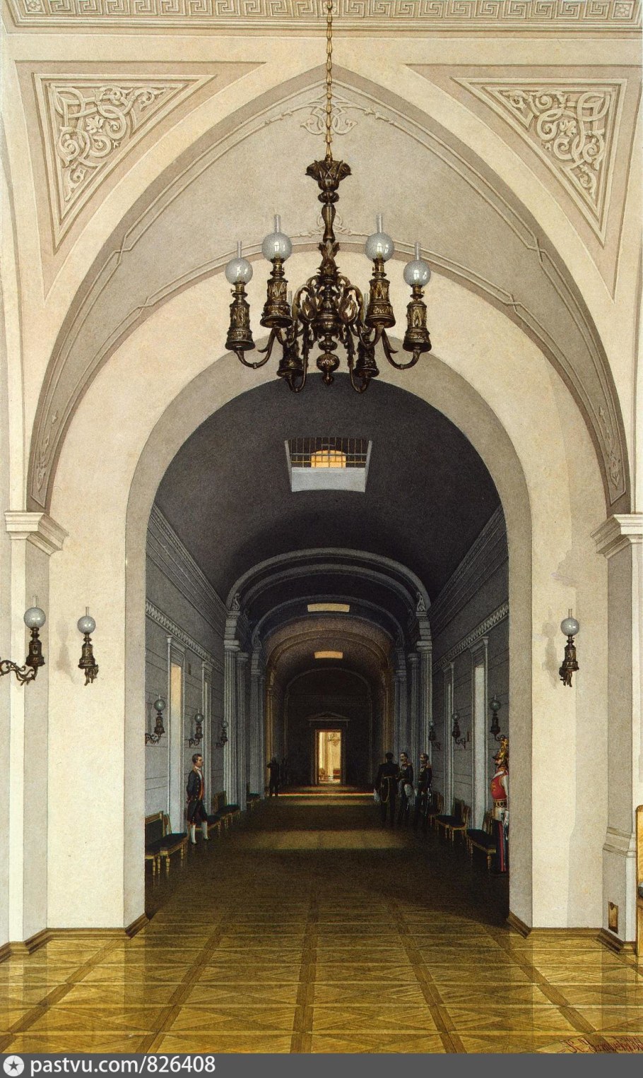 Тёмный коридор в зимнем Дворце