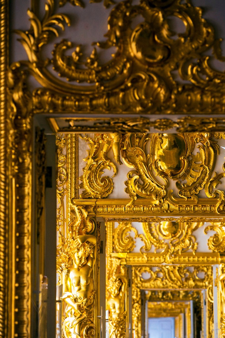 Золотая комната Екатерининский дворец