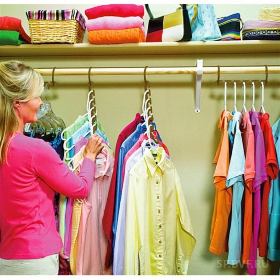 TV-095 вешалка органайзер Triples Closet Space (Ch-618)