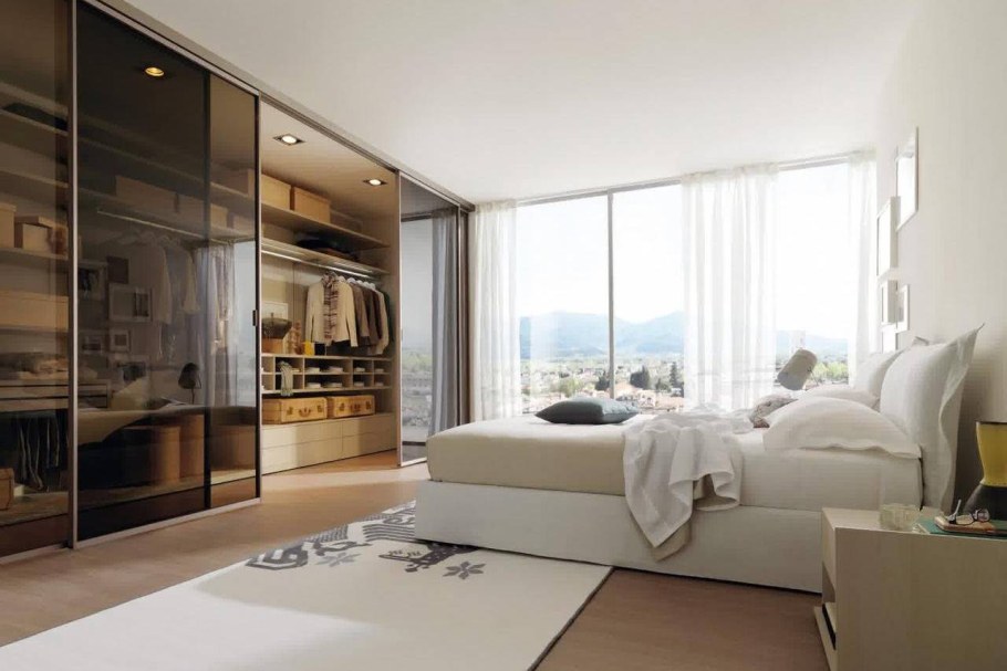 Спальня с гардеробной