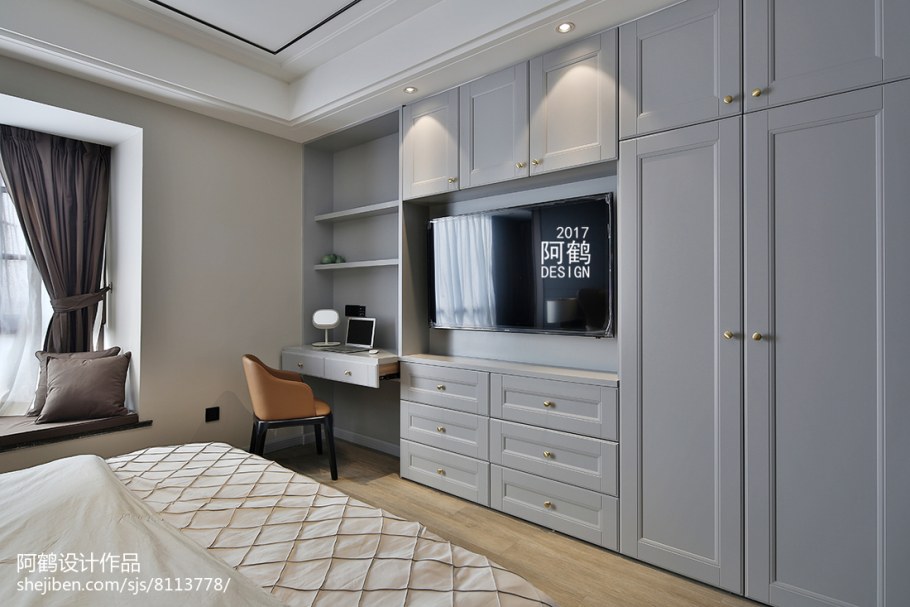 Шкаф с телевизором в спальню