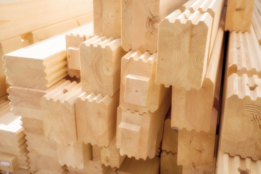 Элитный стеновой материал брус клееный