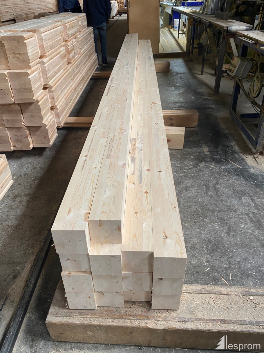 Брус сосна трехслойная цена