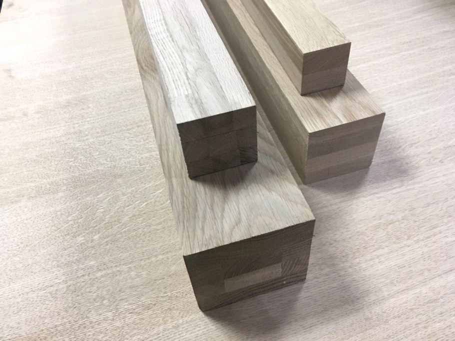 Брус дубовый 80х80