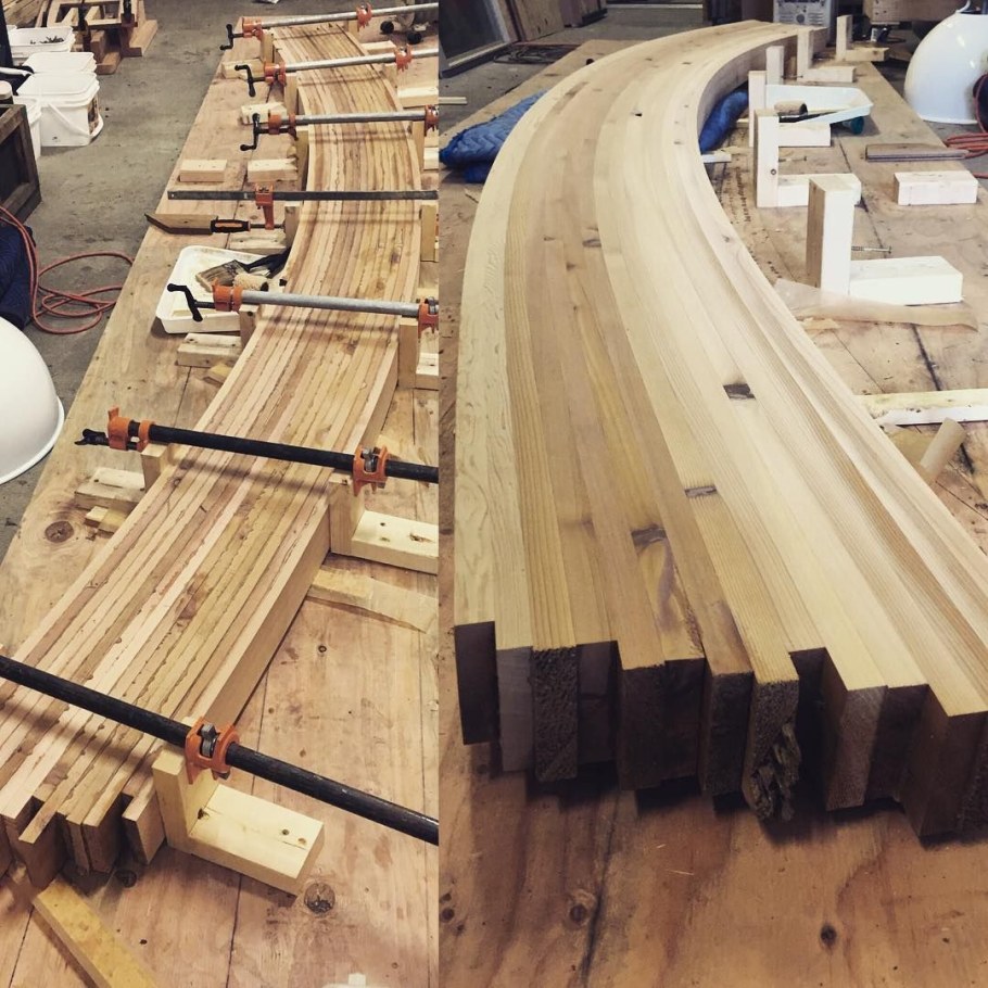 Гнутые деревянные балки