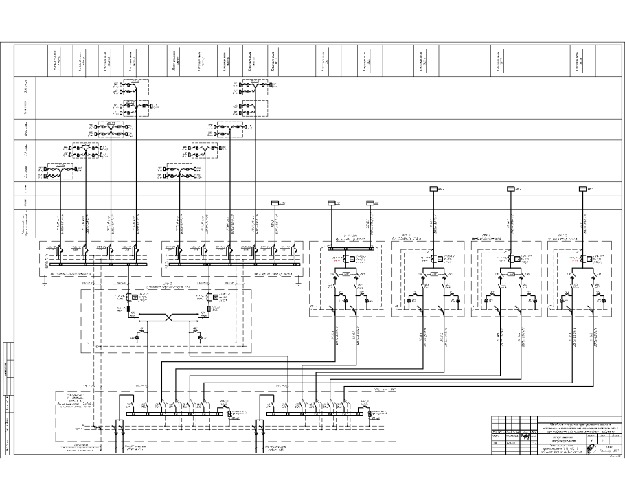 Принципиальная схема электроснабжения многоквартирного дома